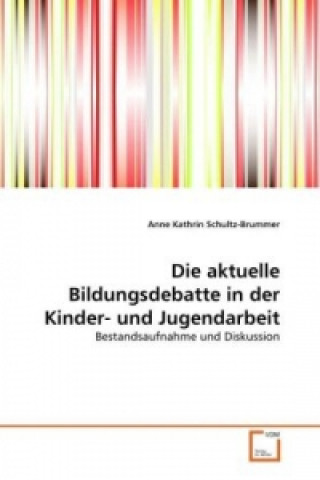 Książka Die aktuelle Bildungsdebatte in der Kinder- und Jugendarbeit Anne Kathrin Schultz-Brummer