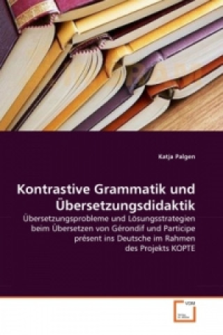 Kniha Kontrastive Grammatik und Übersetzungsdidaktik Katja Palgen