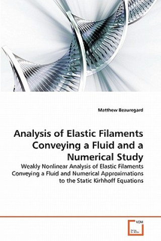 Kniha Analysis of Elastic Filaments Conveying a Fluid and a Numerical Study Matthew Beauregard