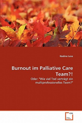 Könyv Burnout im Palliative Care Team?! Nadine Lexa