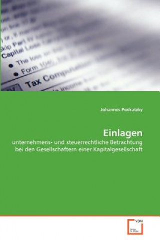 Kniha Einlagen Johannes Podratzky