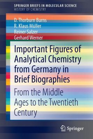 Carte Important Figures of Analytical Chemistry from Germany in Brief Biographies D. Thorburn Burns