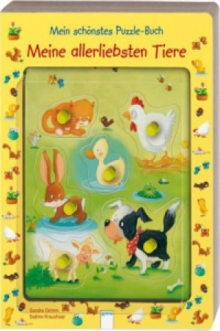 Książka Mein schönstes Puzzle-Buch - Meine allerliebsten Tiere Sandra Grimm