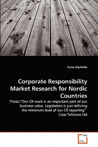 Book Corporate Responsibility Market Research for Nordic Countries Kaisa Siipilehto