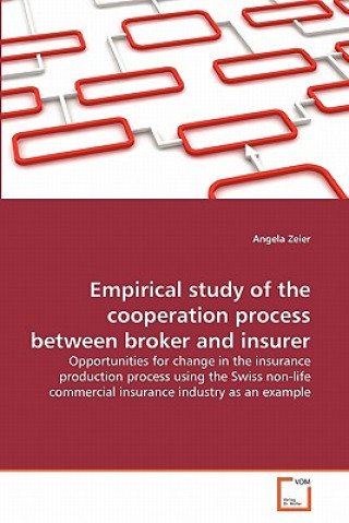 Könyv Empirical study of the cooperation process between broker and insurer Angela Zeier