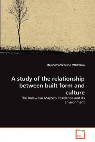 Book study of the relationship between built form and culture Majahamahle Nene Mthethwa