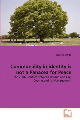 Könyv Commonality in identity is not a Panacea for Peace Weyesa Merga