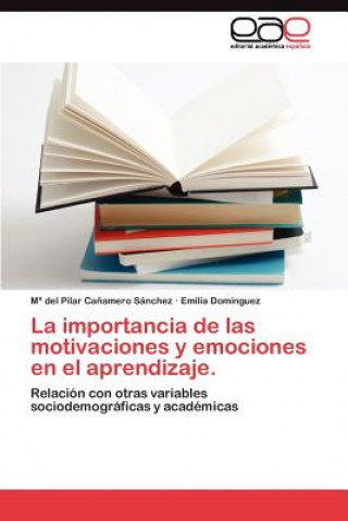 Книга importancia de las motivaciones y emociones en el aprendizaje. Canamero Sanchez Maria Del Pilar