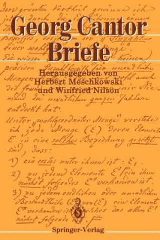 Carte Briefe Georg Cantor