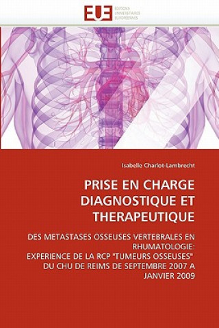 Kniha Prise En Charge Diagnostique Et Therapeutique Isabelle Charlot-Lambrecht