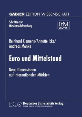 Könyv Euro Und Mittelstand Reinhard Clemens