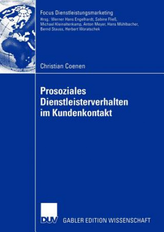 Kniha Prosoziales Dienstleisterverhalten im Kundenkontakt Christian Coenen