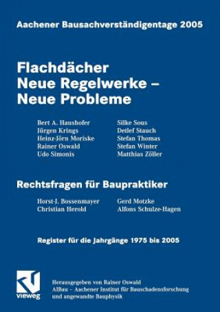 Kniha Aachener Bausachverstandigentage 2005 Rainer Oswald