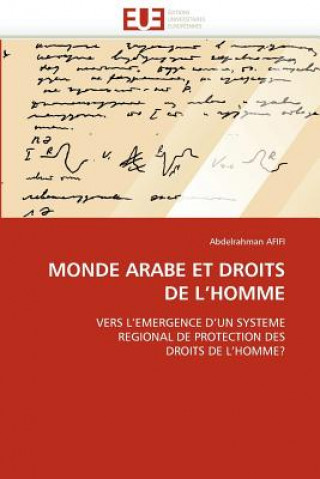 Kniha Monde Arabe Et Droits de L Homme Abdelrahman Afifi