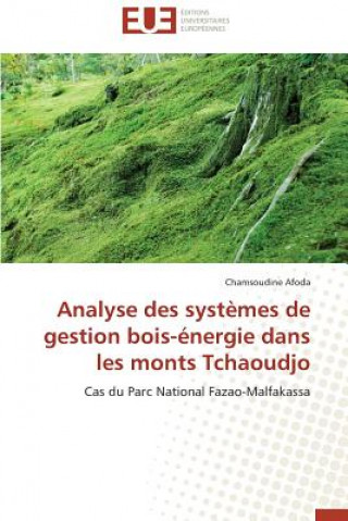 Könyv Analyse Des Syst mes de Gestion Bois- nergie Dans Les Monts Tchaoudjo Chamsoudine Afoda