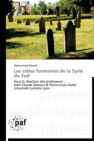 Kniha Les Steles Funeraires de la Syrie Du Sud Mohammad Alawad