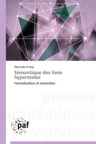 Kniha Semantique Des Liens Hypertextes Moustafa Al-Hajj