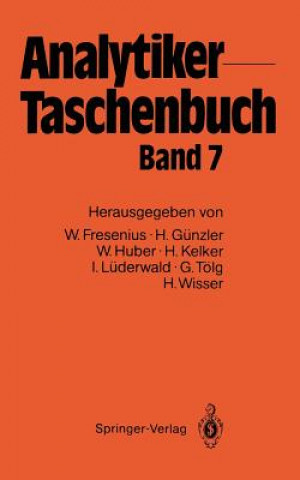 Kniha Analytiker-Taschenbuch Wilhelm Fresenius