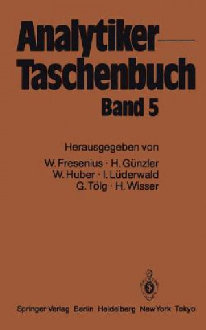 Kniha Analytiker-Taschenbuch Wilhelm Fresenius