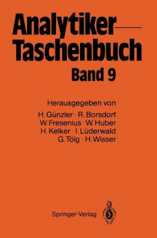 Книга Analytiker-Taschenbuch Helmet (Weinheim Germany) Gunzler