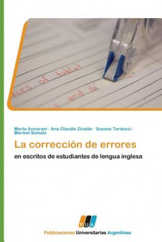 Knjiga Correccion de Errores Marta Ancarani