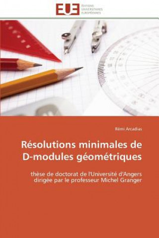 Könyv Resolutions minimales de d-modules geometriques Rémi Arcadias