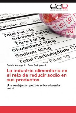 Kniha Industria Alimentaria En El Reto de Reducir Sodio En Sus Productos Daniela Astorga M.