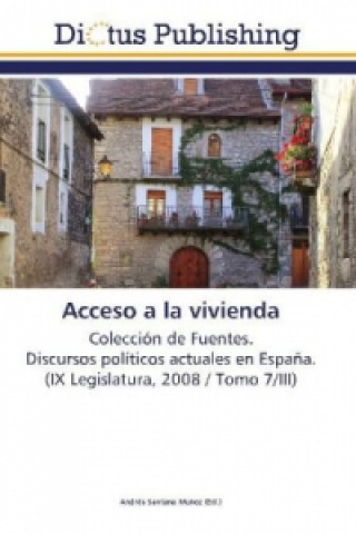 Kniha Acceso a la vivienda Andrés Santana Muñoz