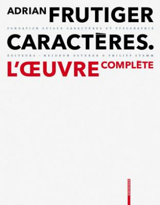 Книга Adrian Frutiger - Caractères Heidrun Osterer