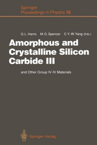 Könyv Amorphous and Crystalline Silicon Carbide III Gary L. Harris