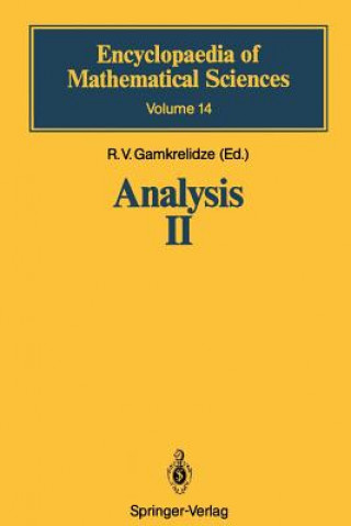 Carte Analysis II Revaz V. Gamkrelidze