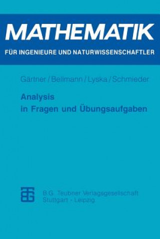 Knjiga Analysis in Fragen und Übungsaufgaben Margitta Bellmann