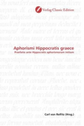 Buch Aphorismi Hippocratis graece Carl von Reifitz