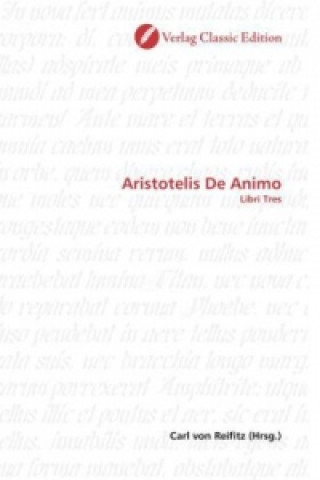 Knjiga Aristotelis De Animo Carl von Reifitz