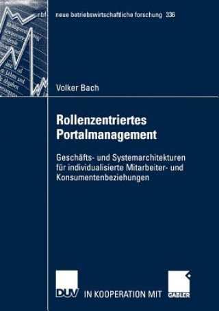 Kniha Rollenzentriertes Portalmanagement Volker Bach