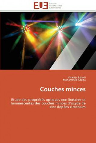Buch Couches Minces Khadija Bahedi