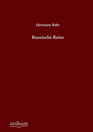 Carte Russische Reise Hermann Bahr