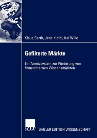 Knjiga Gefilterte Markte Klaus Barth
