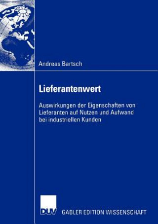 Kniha Lieferantenwert Andreas Bartsch