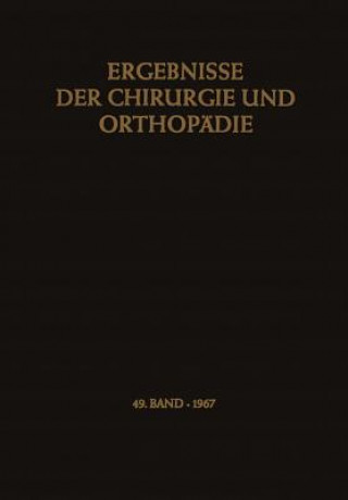 Book Ergebnisse der Chirurgie und Orthopädie Karl H. Bauer