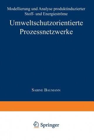 Kniha Umweltschutzorientierte Prozessnetzwerke 