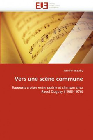 Buch Vers Une Sc ne Commune Jennifer Beaudry