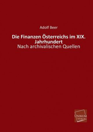 Carte Finanzen Osterreichs Im XIX. Jahrhundert Adolf Beer