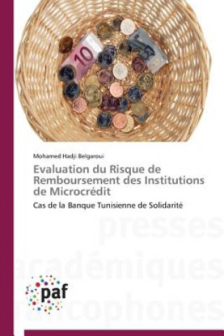 Kniha Evaluation Du Risque de Remboursement Des Institutions de Microcredit Mohamed Hadji Belgaroui