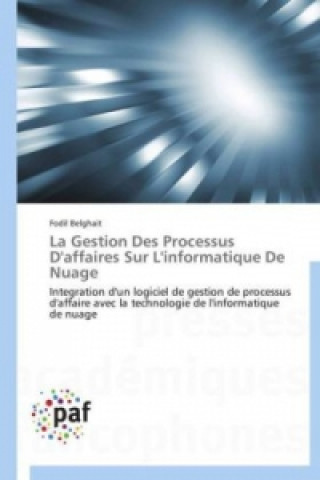Carte La Gestion Des Processus D'affaires Sur L'informatique De Nuage Fodil Belghait