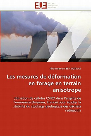 Könyv Les Mesures de D formation En Forage En Terrain Anisotrope Abdelmonem Ben Ouanas