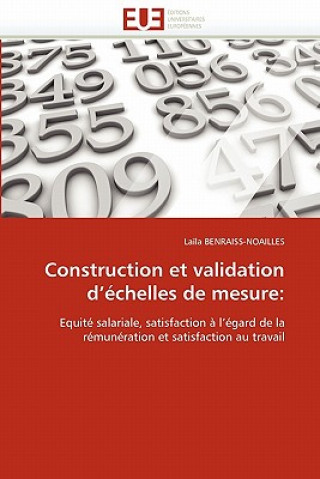 Knjiga Construction Et Validation D  chelles de Mesure Benraiss-Noailles-L