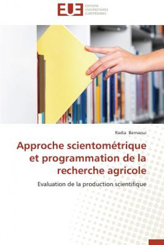 Carte Approche Scientom trique Et Programmation de la Recherche Agricole Radia Bernaoui