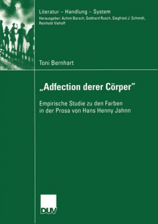 Buch "Adfection Derer Corper" Toni Bernhart