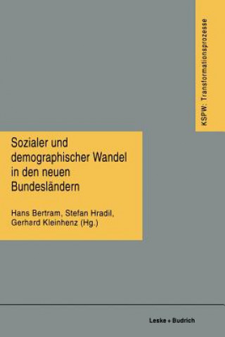 Könyv Sozialer Und Demographischer Wandel in Den Neuen Bundesl ndern Hans Bertram